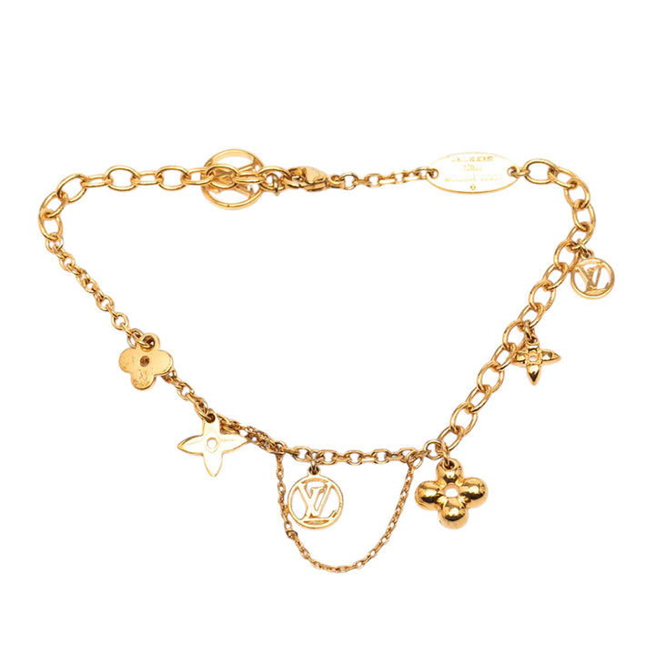 Louis Vuitton plaqué Monogram Blooming Supple Bracelet