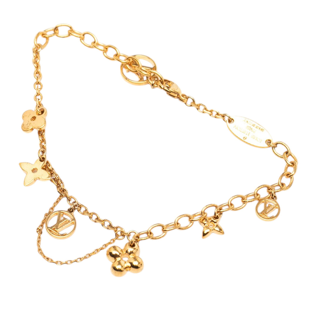 Louis Vuitton plaqué Monogram Blooming Supple Bracelet