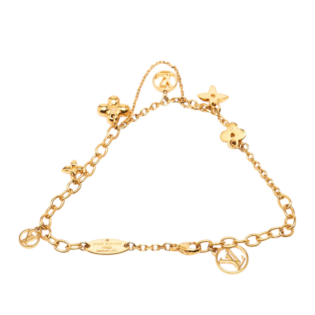 Louis Vuitton plaqué Monogram Blooming Supple Bracelet