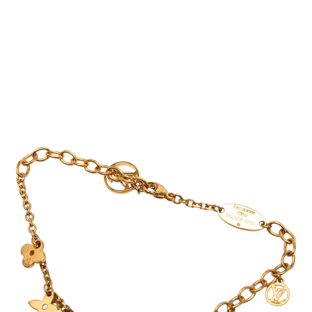 Louis Vuitton plaqué Monogram Blooming Supple Bracelet