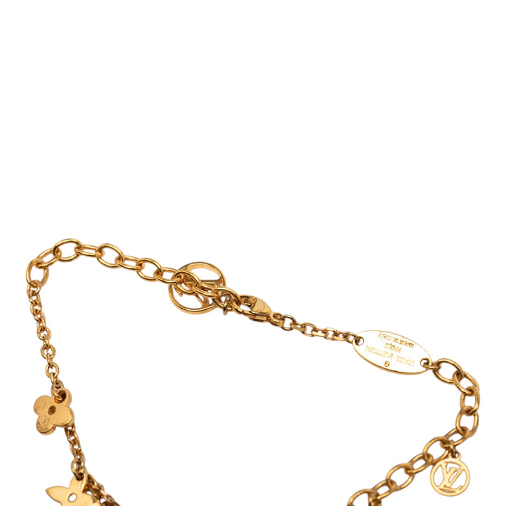 Louis Vuitton plaqué Monogram Blooming Supple Bracelet