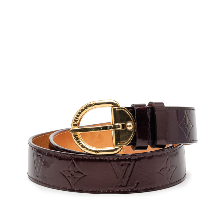 Louis Vuitton Monogram Vernis Belt