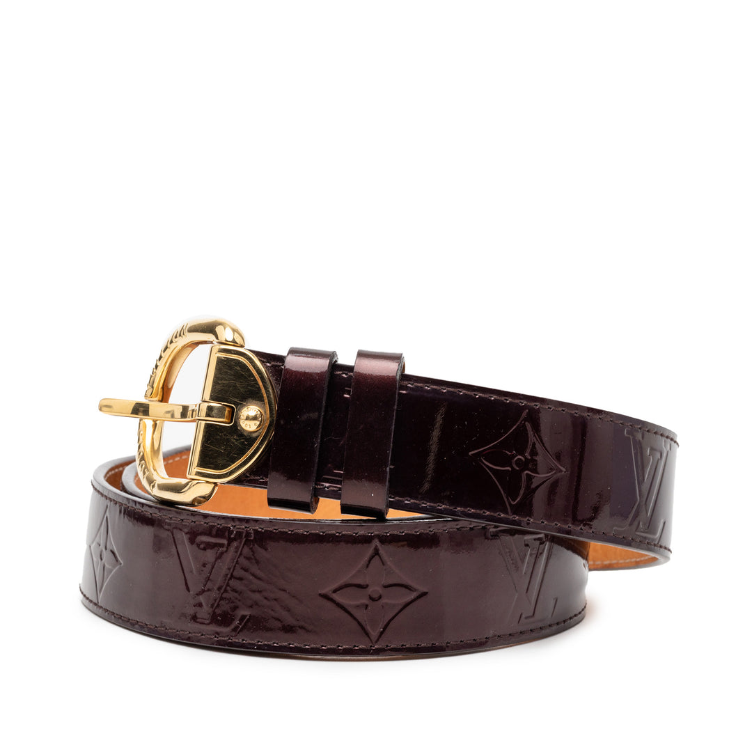 Louis Vuitton Monogram Vernis Belt