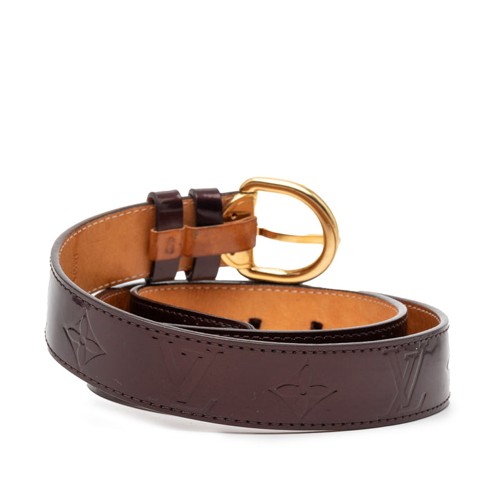 Louis Vuitton Monogram Vernis Belt