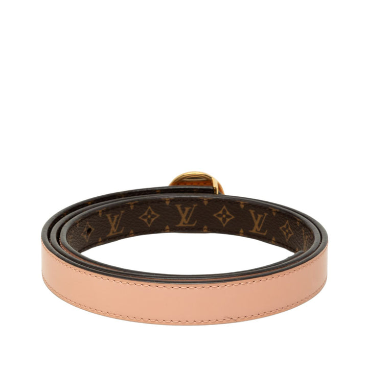 Louis Vuitton Ceinture LV Circle Réversible Monogram Marron – vue 3 – GABY PARIS