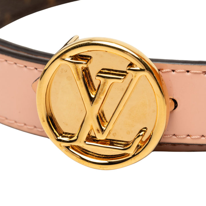Louis Vuitton Ceinture LV Circle Réversible Monogram Marron – vue 5 – GABY PARIS