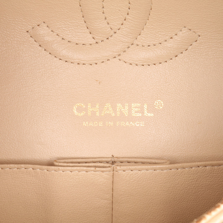 Medium Classic Caviar Double Flap Brown - Gaby Paris