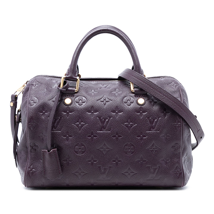 Louis Vuitton Monogram Empreinte Speedy Bandouliere 25