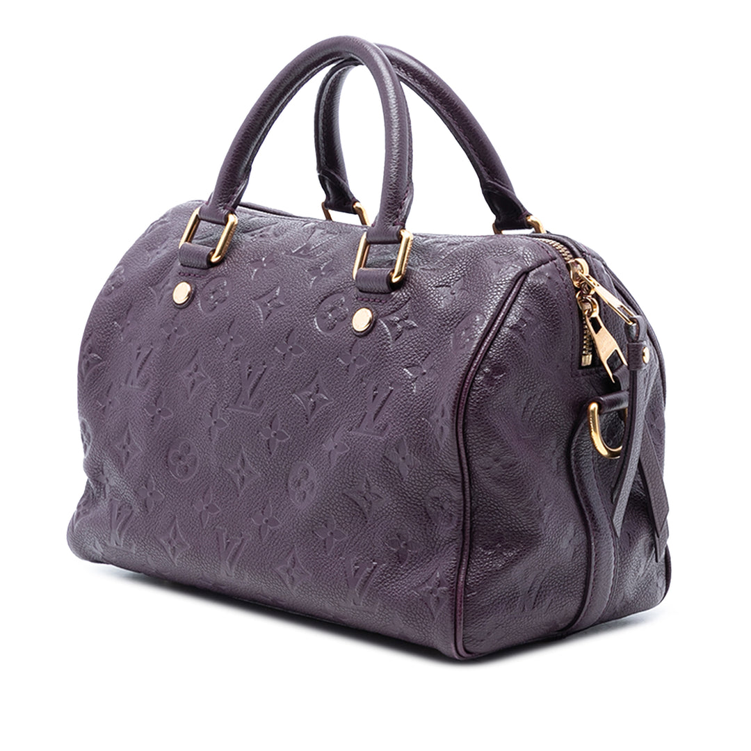 Louis Vuitton Monogram Empreinte Speedy Bandouliere 25