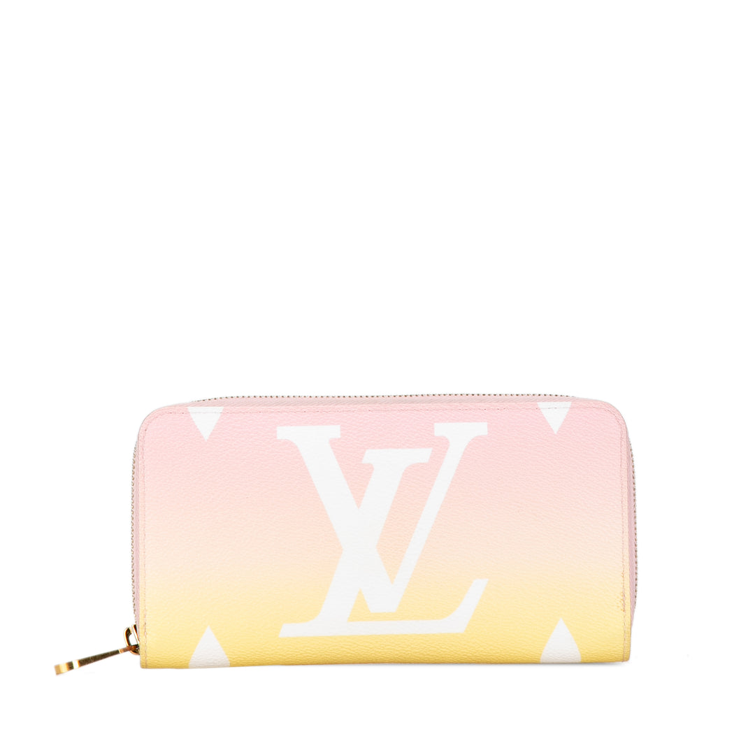 Monogram Giant By The Pool Zippy Wallet Pink - Gaby Paris