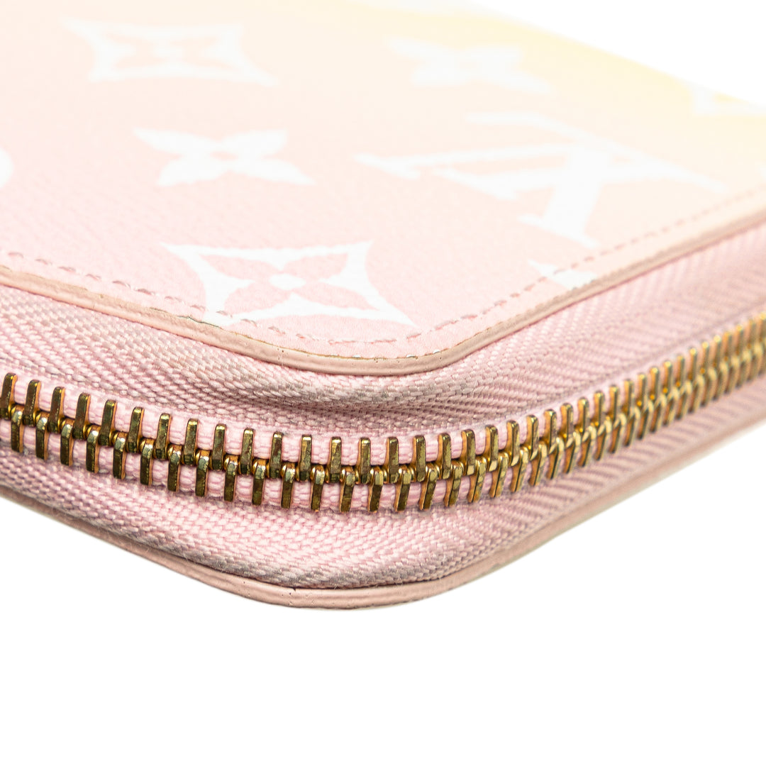 Monogram Giant By The Pool Zippy Wallet Pink - Gaby Paris