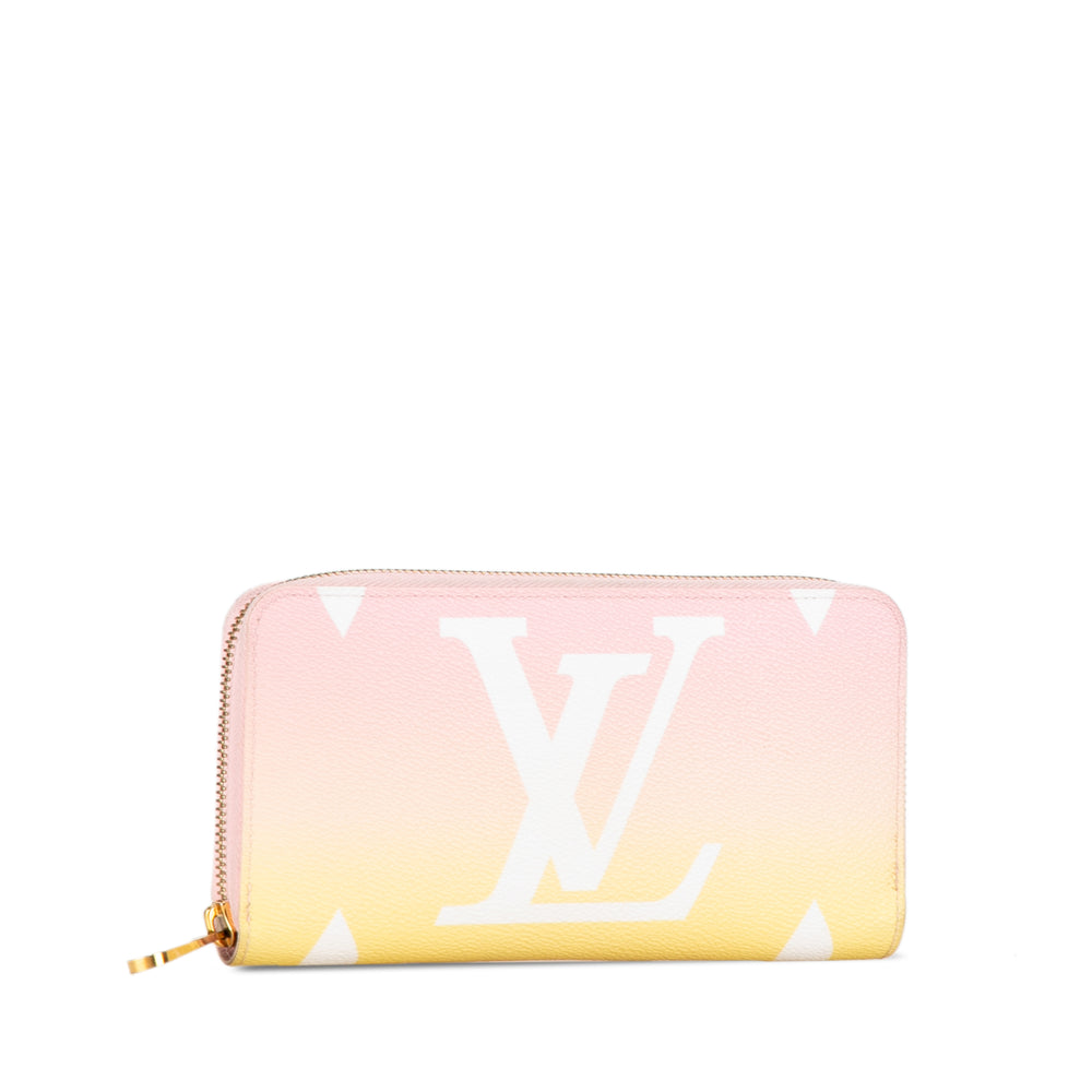 Monogram Giant By The Pool Zippy Wallet Pink - Gaby Paris