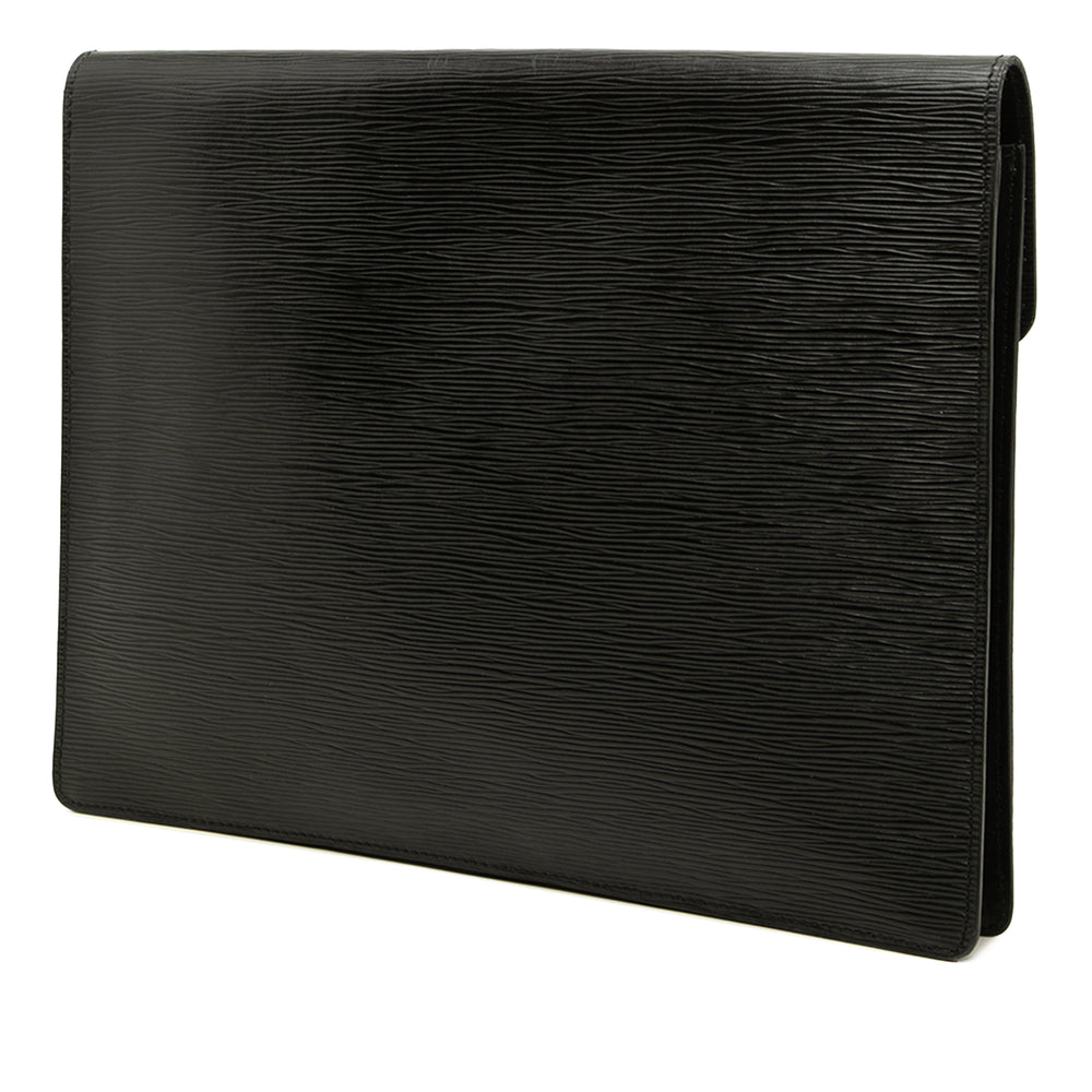 Louis Vuitton Porte Documents Senateur Épi Noir – vue 2 – GABY PARIS