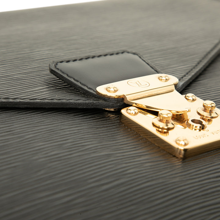 Louis Vuitton Porte Documents Senateur Épi Noir – vue 6 – GABY PARIS