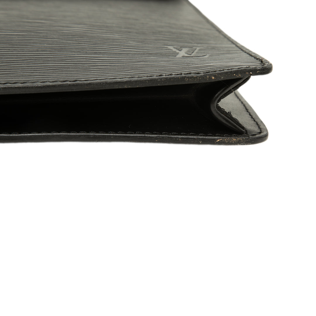 Louis Vuitton Porte Documents Senateur Épi Noir – vue 8 – GABY PARIS