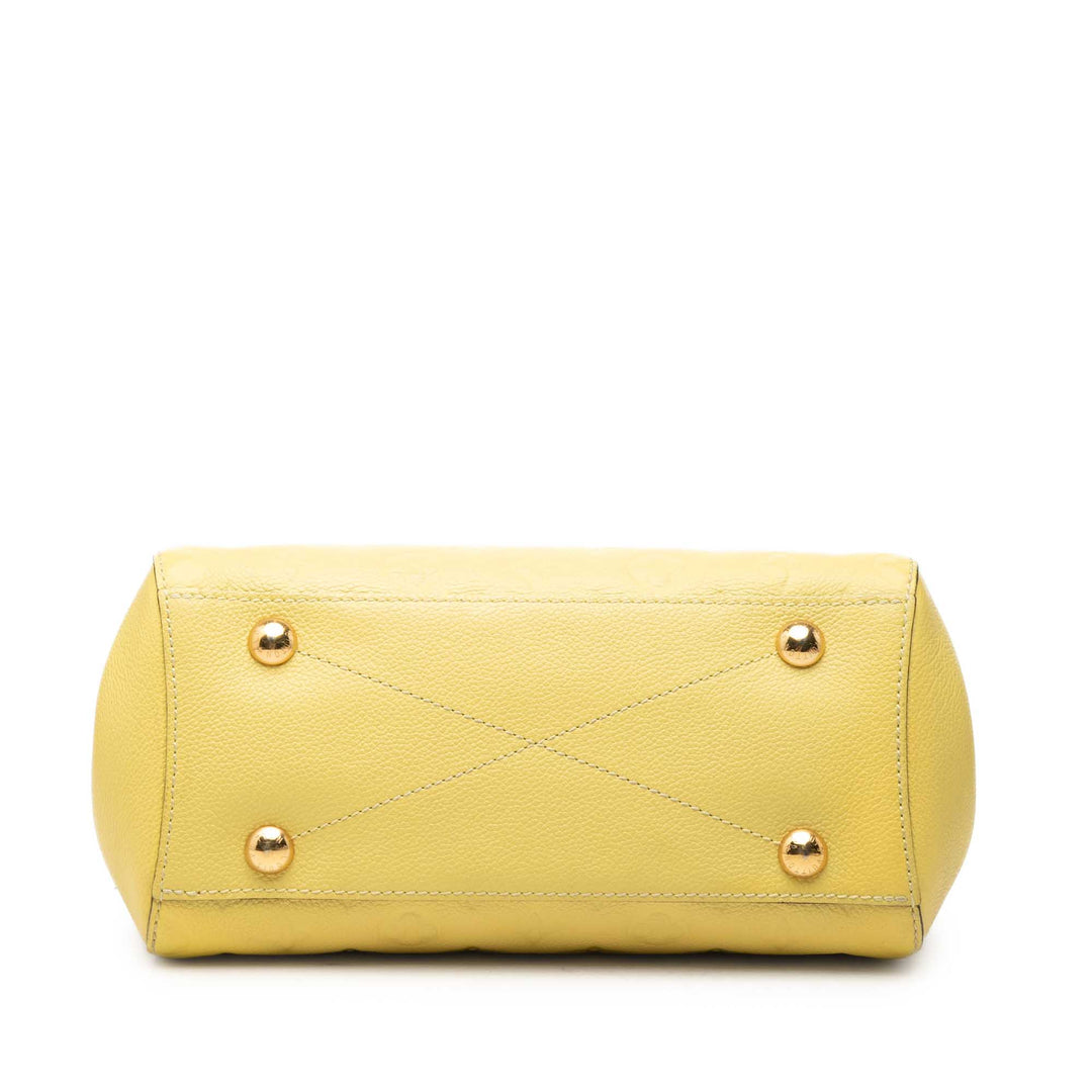 Louis Vuitton Montaigne BB Monogram Empreinte Jaune – vue 3 – GABY PARIS