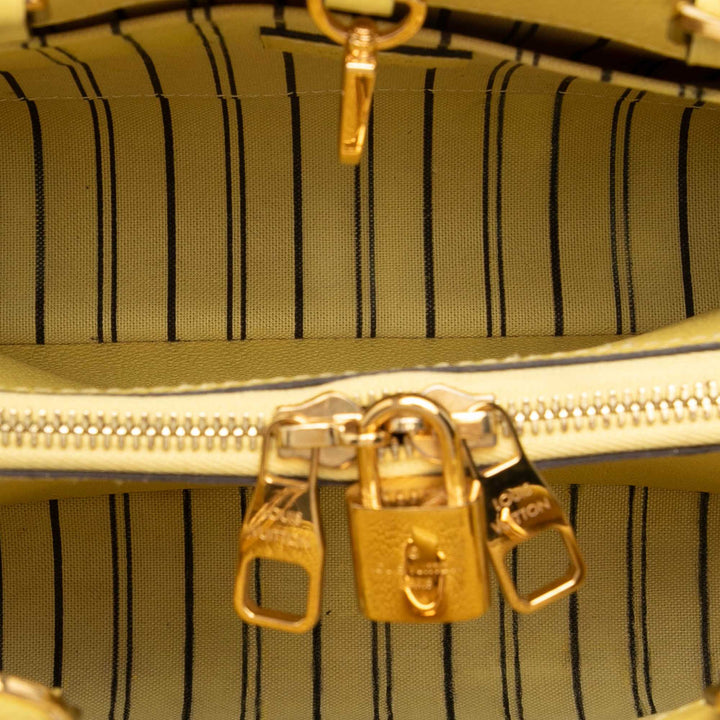 Louis Vuitton Montaigne BB Monogram Empreinte Jaune – vue 4 – GABY PARIS