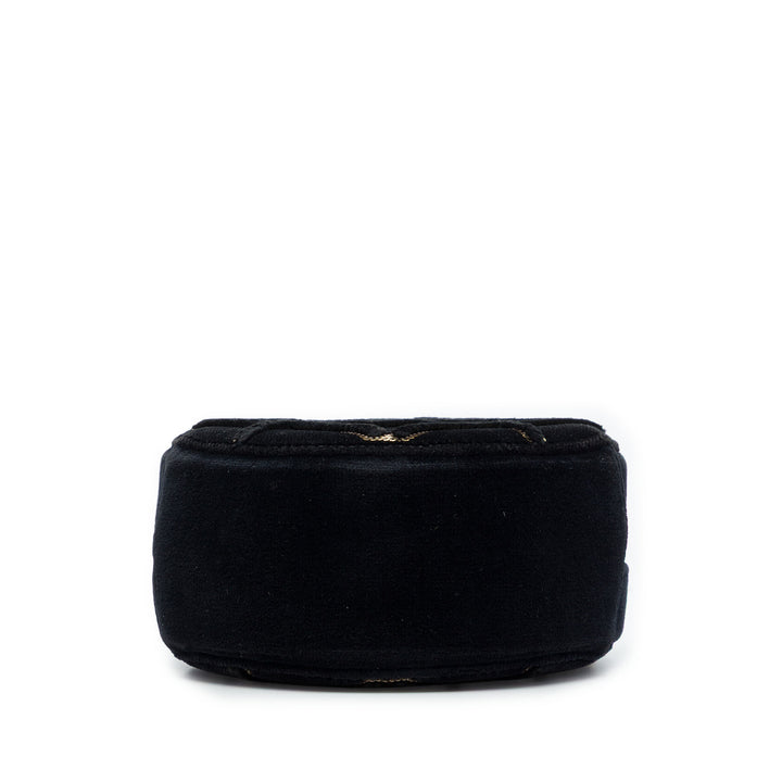 Chanel Perle Sequins Rond Sac Noir – vue 3 – GABY PARIS