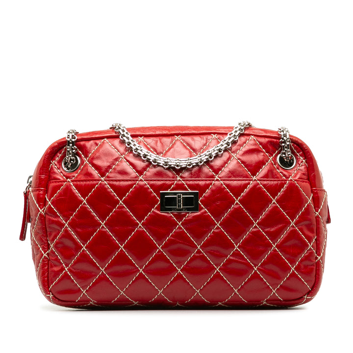 Chanel Medium Quilted Reissue Camera Bag Red - GABY PARIS