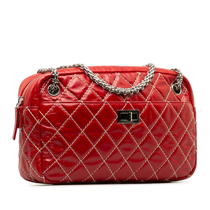 Chanel Medium Quilted Reissue Camera Bag Red - GABY PARIS