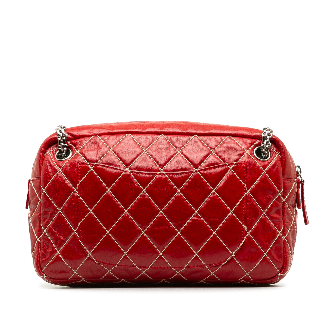 Chanel Medium Quilted Reissue Camera Bag Red - GABY PARIS