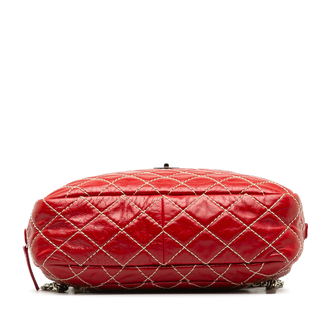 Chanel Medium Quilted Reissue Camera Bag Red - GABY PARIS