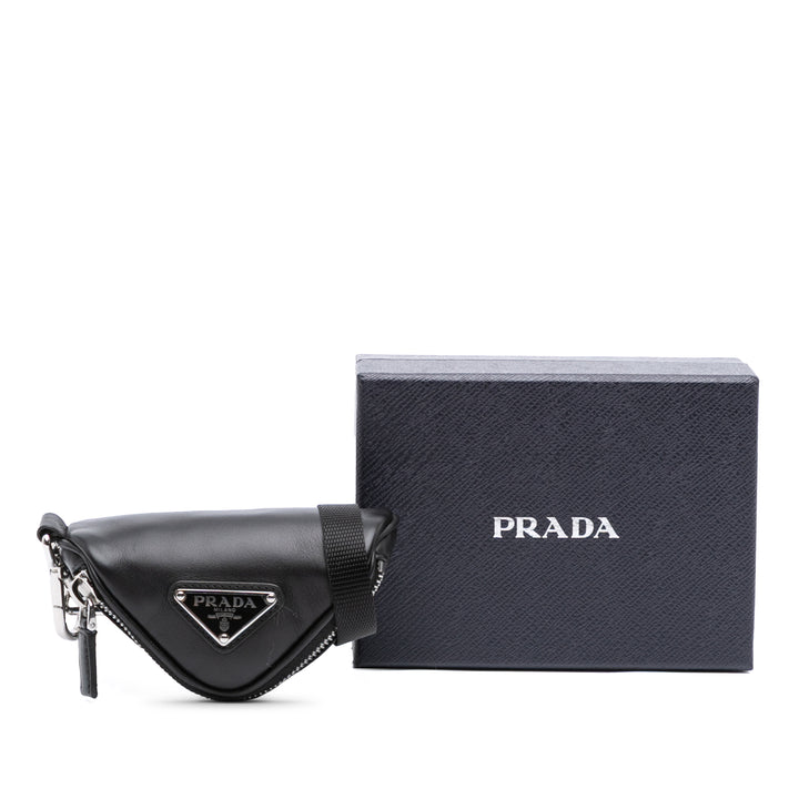 Prada Mini Soft Nappa Triangle Pochette