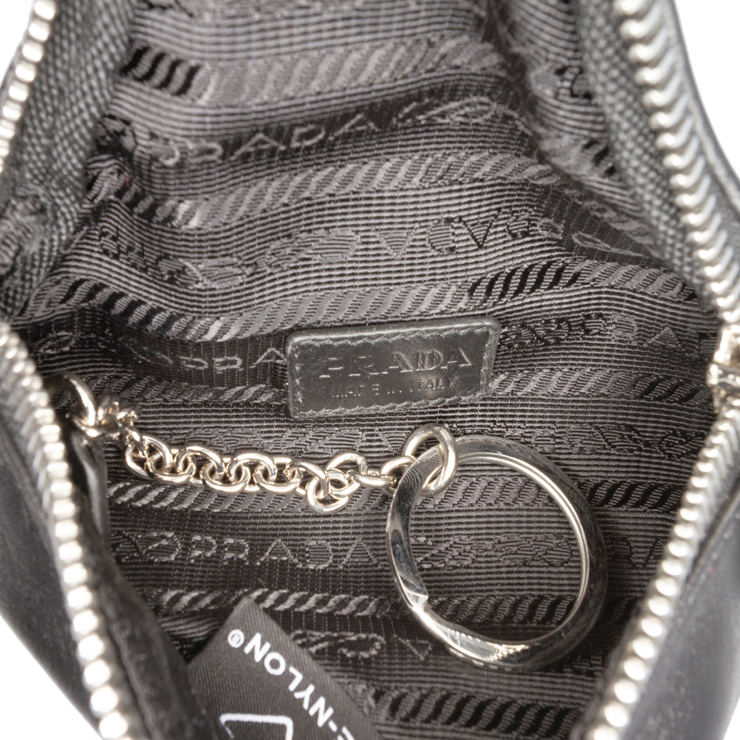 Prada Mini Soft Nappa Triangle Pochette