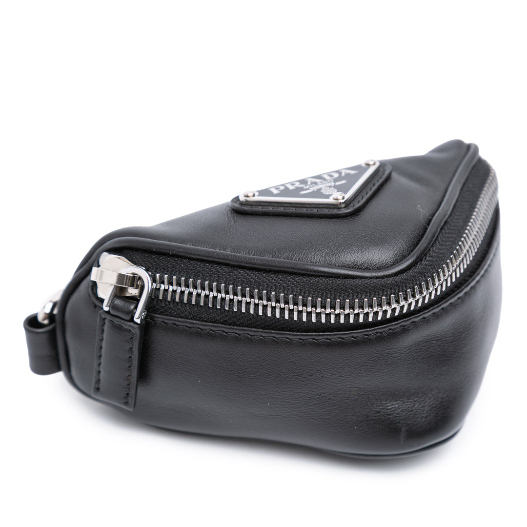 Prada Mini Soft Nappa Triangle Pochette