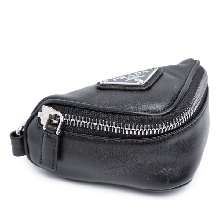 Prada Mini Soft Nappa Triangle Pochette