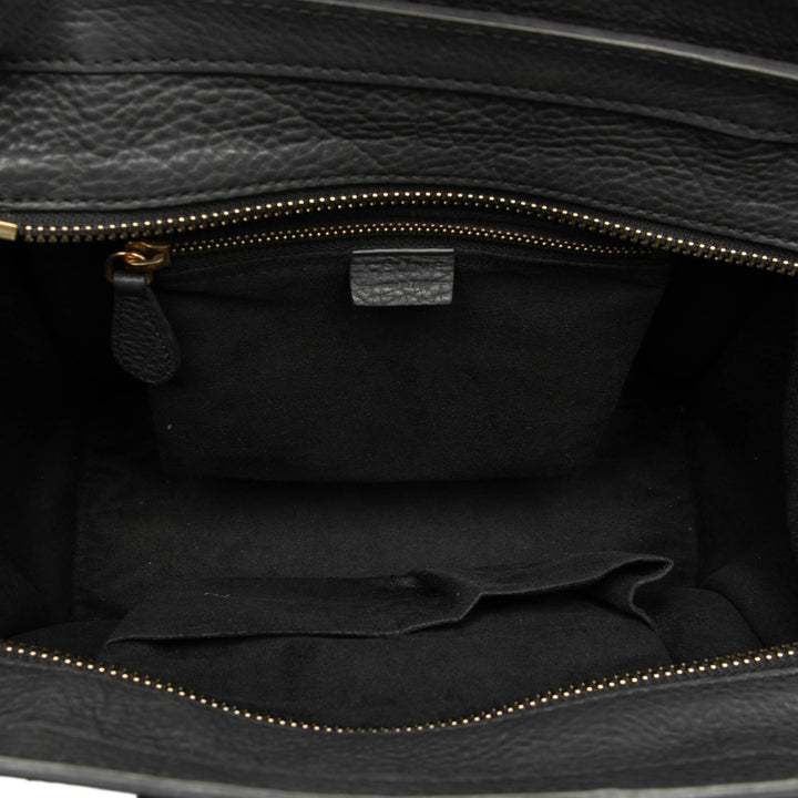 Celine Micro Drummed Cuir de veau Luggage Cabas