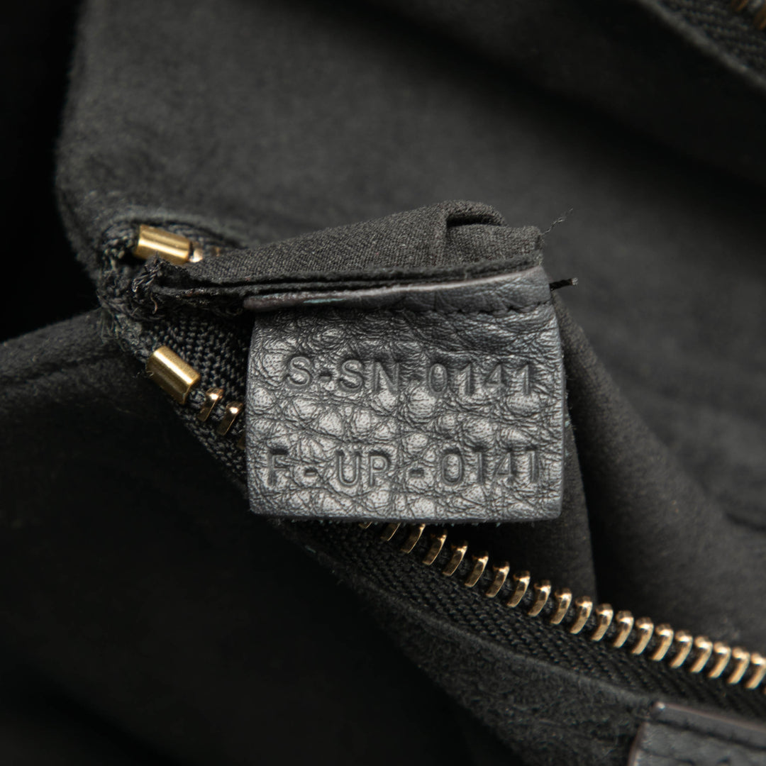 Celine Micro Drummed Cuir de veau Luggage Cabas