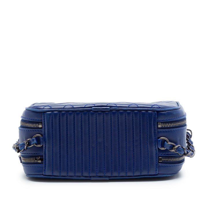 Chanel Matelassé Coco Boy Sac caméra Petit Cuir d'agneau