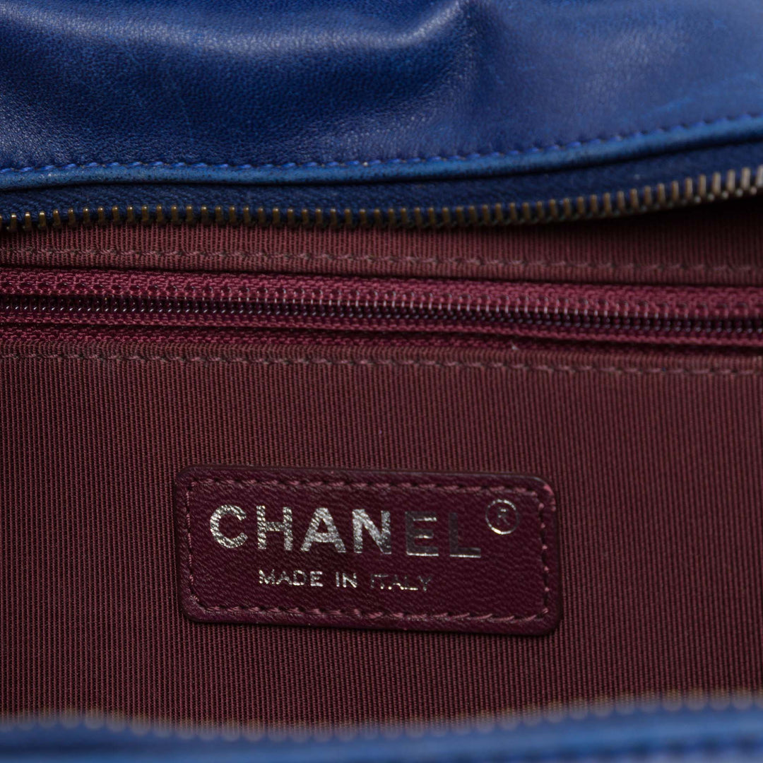 Chanel Matelassé Coco Boy Sac caméra Petit Cuir d'agneau