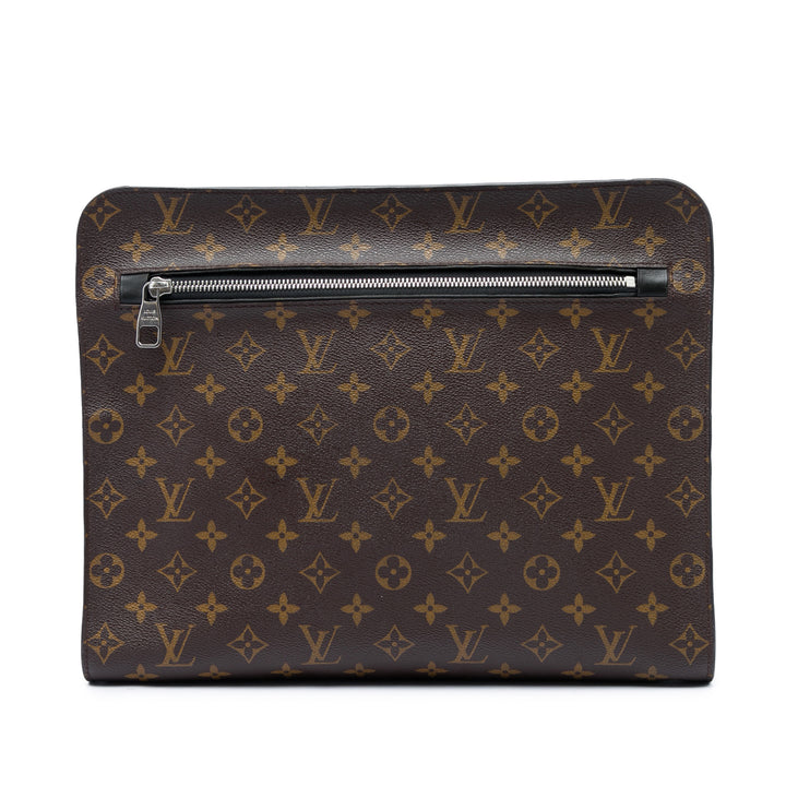 Macassar Portfolio Étui Monogram Marron