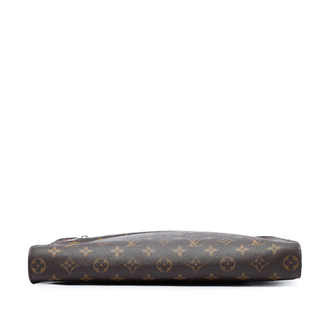 Macassar Portfolio Étui Monogram Marron