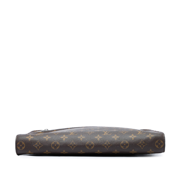 Macassar Portfolio Étui Monogram Marron
