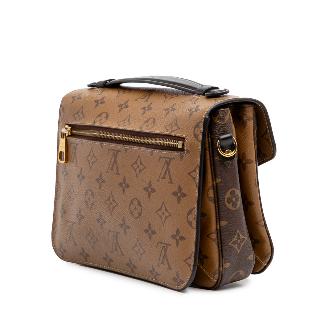 Louis Vuitton Monogram Reverse Pochette Metis Marron – GABY PARIS Authentique
