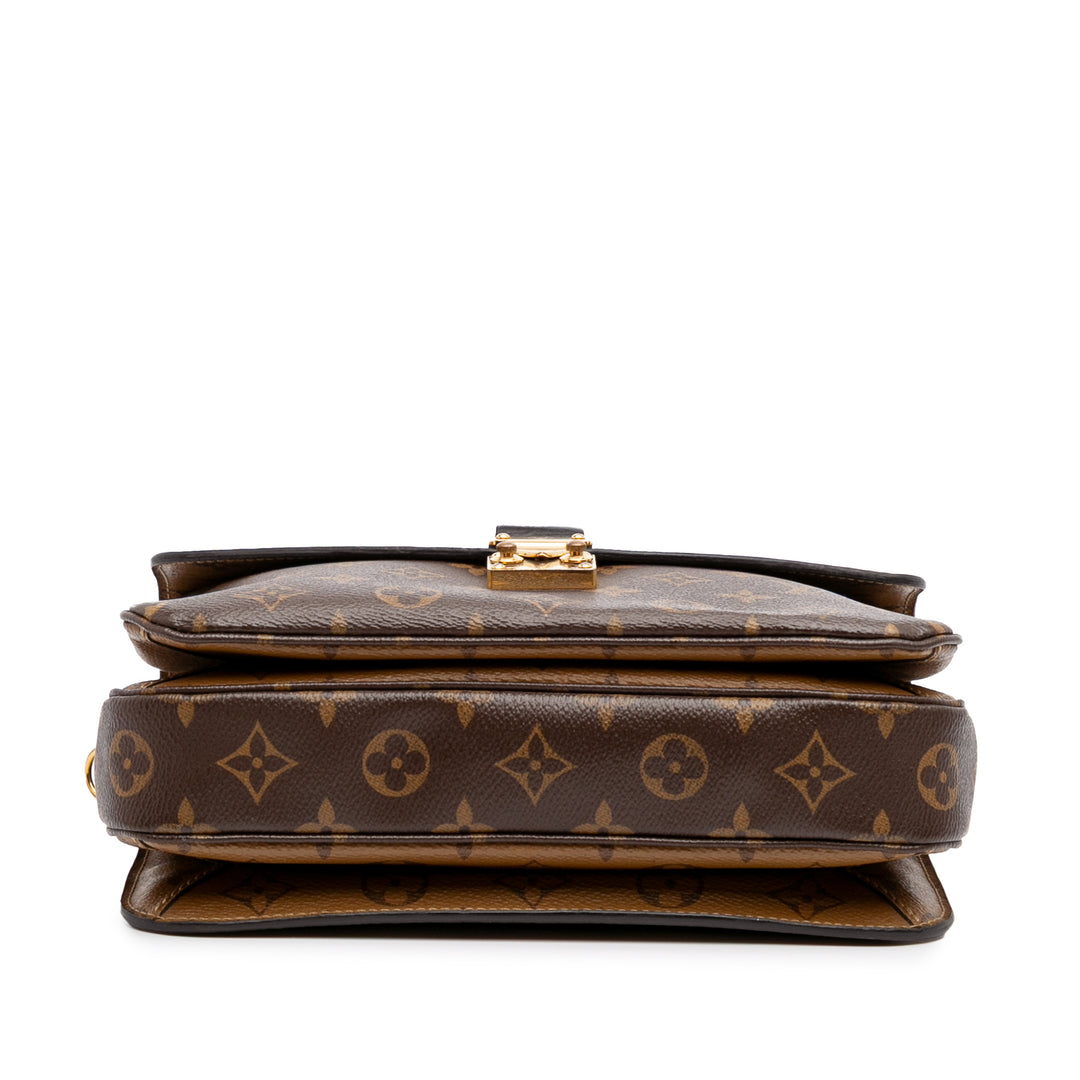 Louis Vuitton Monogram Reverse Pochette Metis Marron – GABY PARIS Authentique
