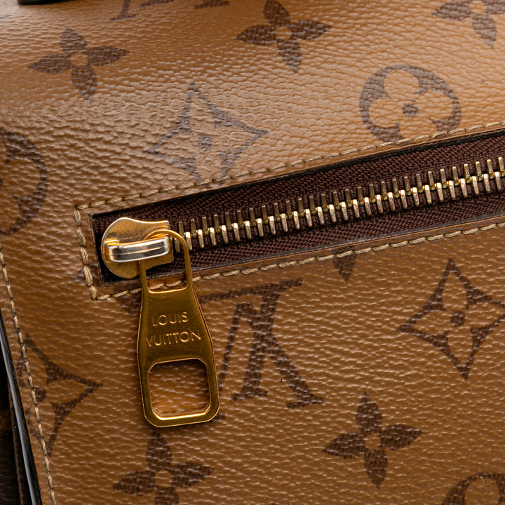 Louis Vuitton Monogram Reverse Pochette Metis Marron – GABY PARIS Authentique