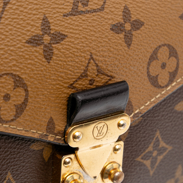 Louis Vuitton Monogram Reverse Pochette Metis Marron – GABY PARIS Authentique