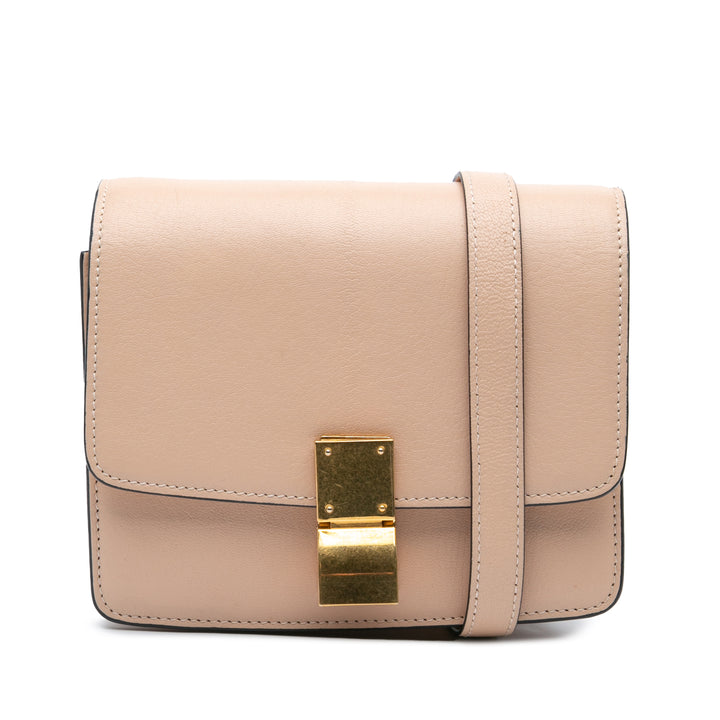 Celine Small Liege Cuir de veau Classic Boîte Rose