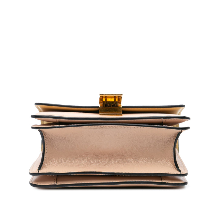 Celine Small Liege Cuir de veau Classic Boîte Rose