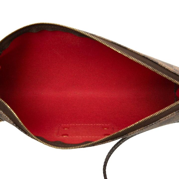 Louis Vuitton Sac à main Eva Damier Ébène Marron – vue 4 – GABY PARIS