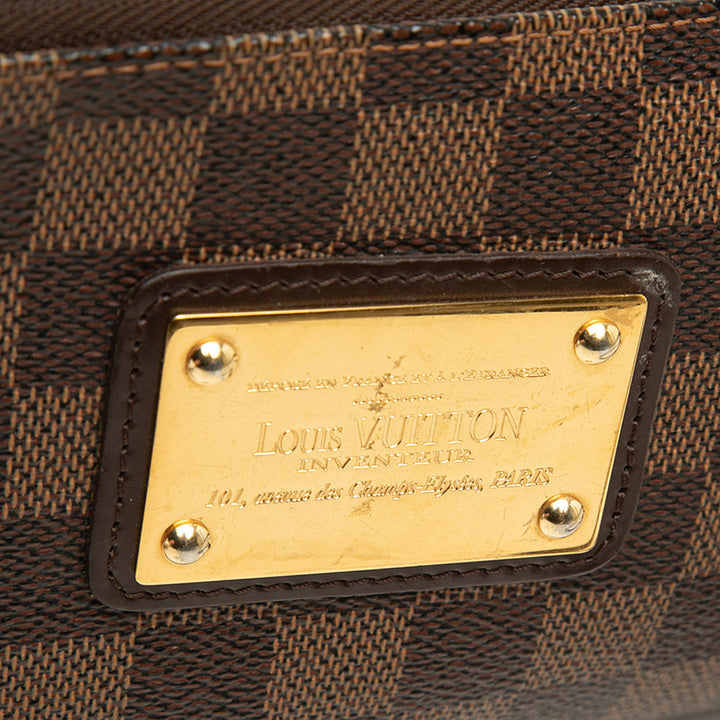 Louis Vuitton Sac à main Eva Damier Ébène Marron – vue 5 – GABY PARIS