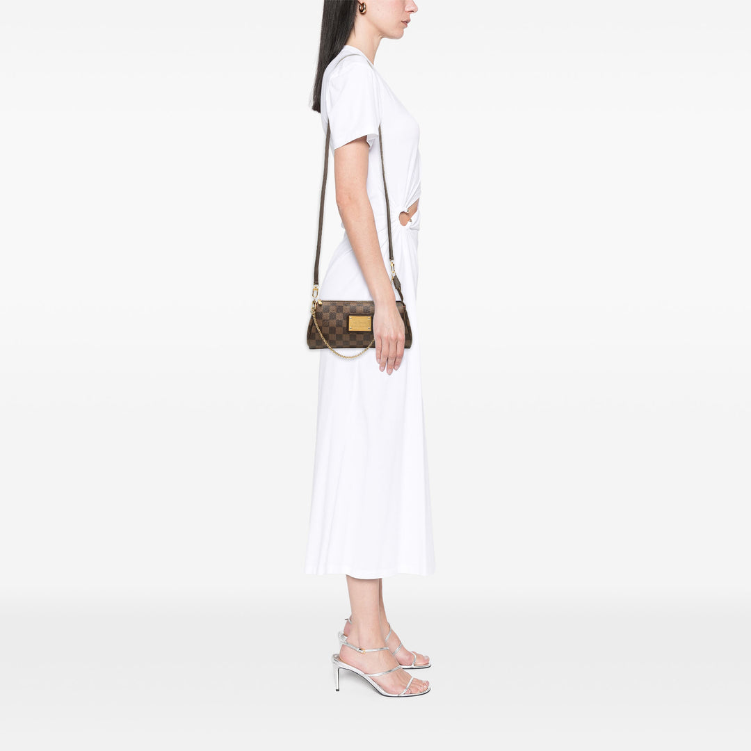 Louis Vuitton Sac à main Eva Damier Ébène Marron – vue 7 – GABY PARIS