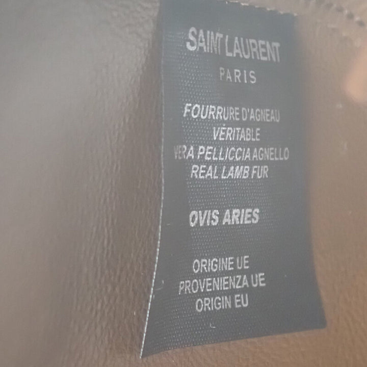 Saint Laurent Shearling à finitions Le 5 a 7 Marron – vue 13 – GABY PARIS