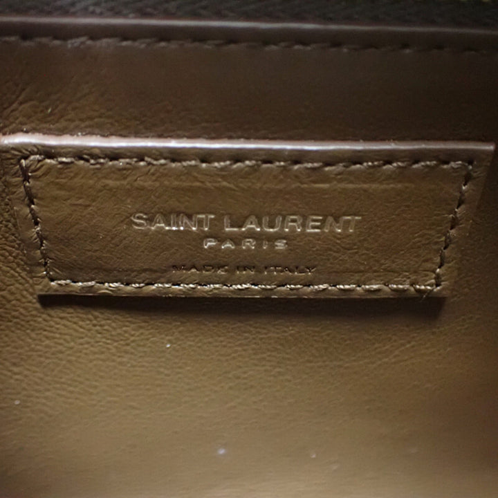 Saint Laurent Shearling à finitions Le 5 a 7 Marron – vue 5 – GABY PARIS