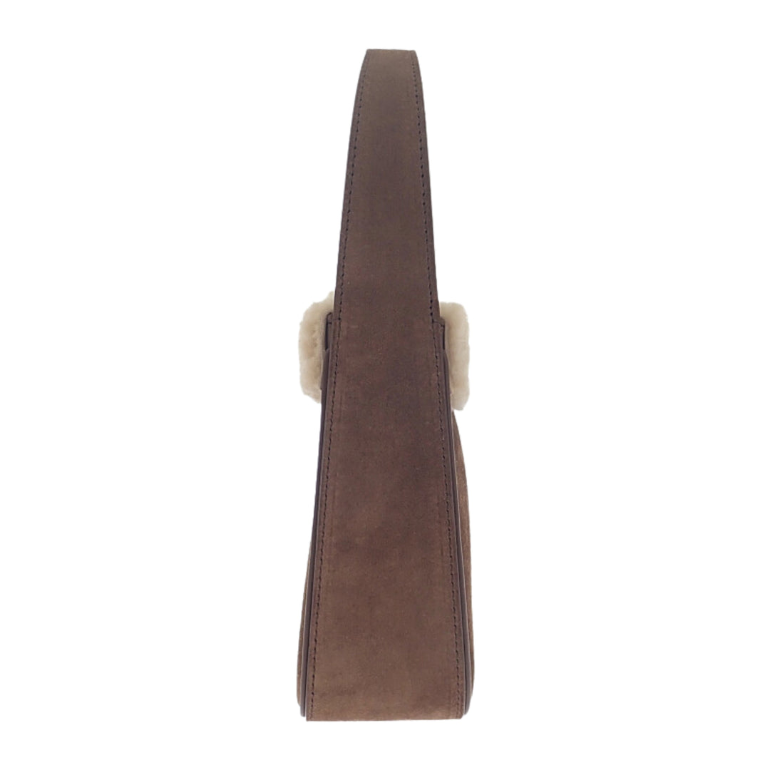 Saint Laurent Shearling à finitions Le 5 a 7 Marron – vue 9 – GABY PARIS