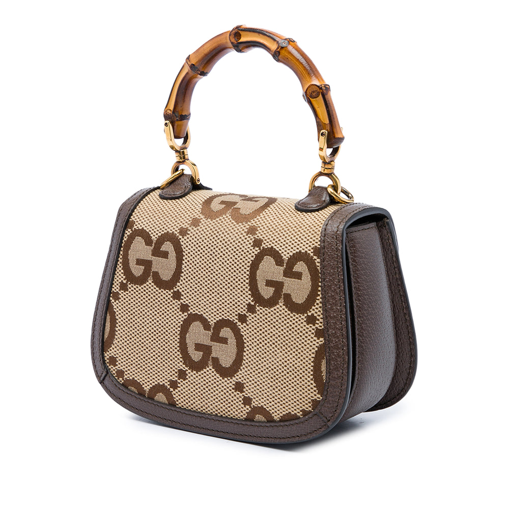 Gucci Sac à main GG 1947 Bamboo à Mini Beige – vue 2 – GABY PARIS